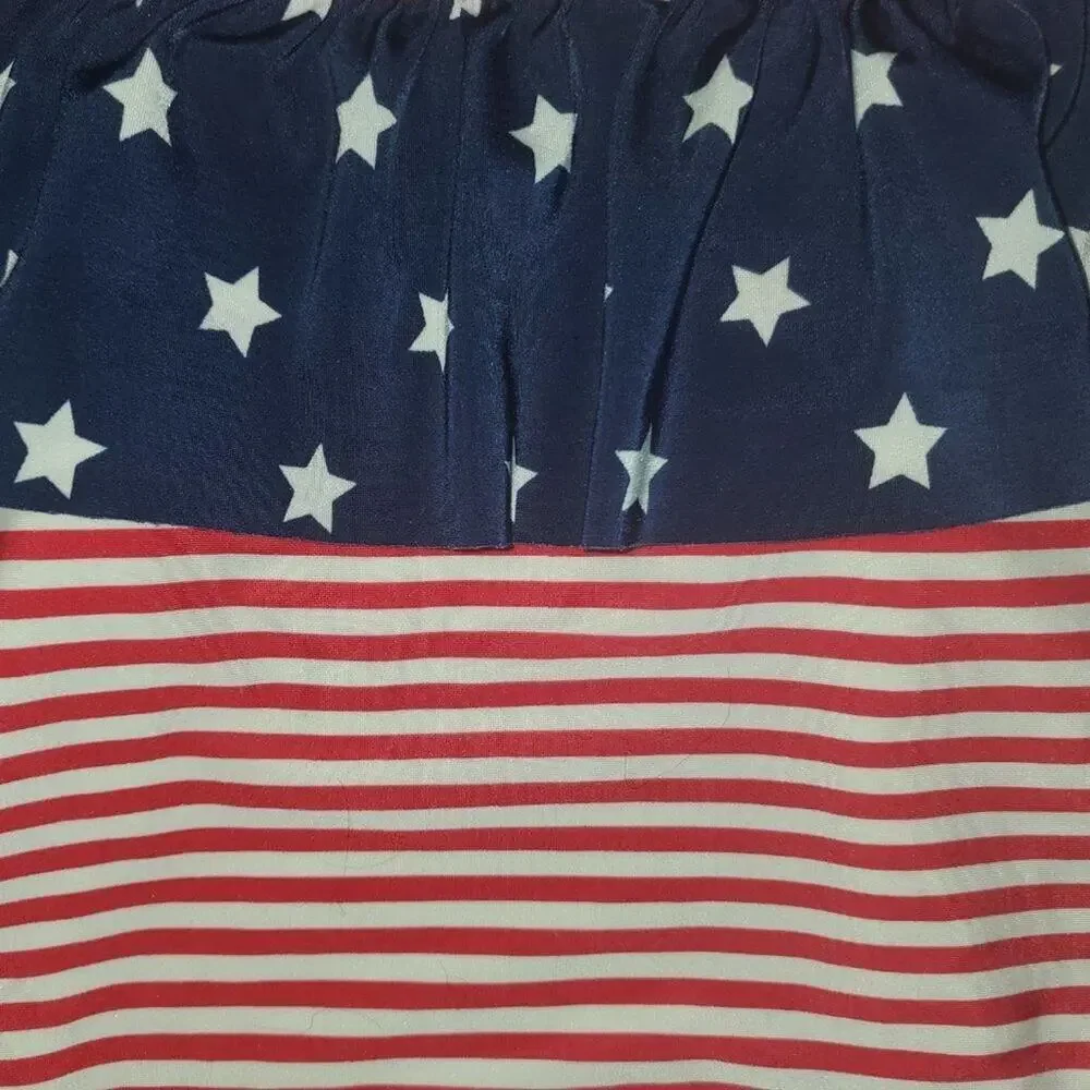 Childrens Place Patriotic One-Piece || sz 10/12 || EUC